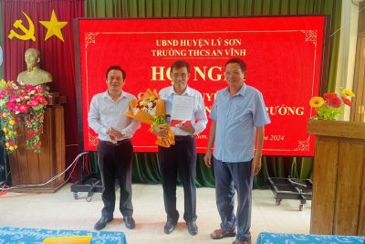 Tân Hiệu trưởng Trường THCS An Vĩnh