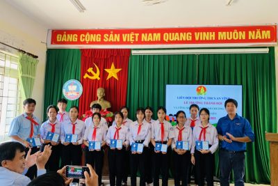 Lễ kết nạp đoàn viên năm học 2022-2023